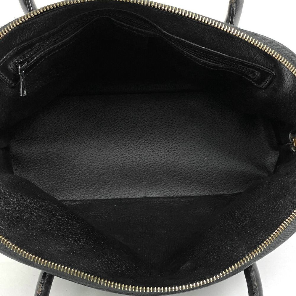 Celine Macadam Pattern Canvas Handbag Black Brown - image 6